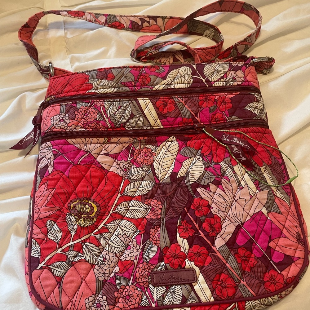 Vera Bradley Triple Zip Hipster Bag